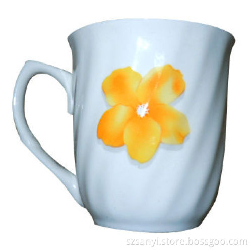 Porcelain Mug with Lovely Design, OEM Orders are Welcome